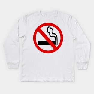 No Smoking Kids Long Sleeve T-Shirt